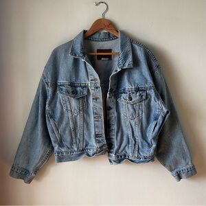 Levi’s Women’s Type III Trucker Light Blue Denim Jean Jacket Size Medium 80s/90s